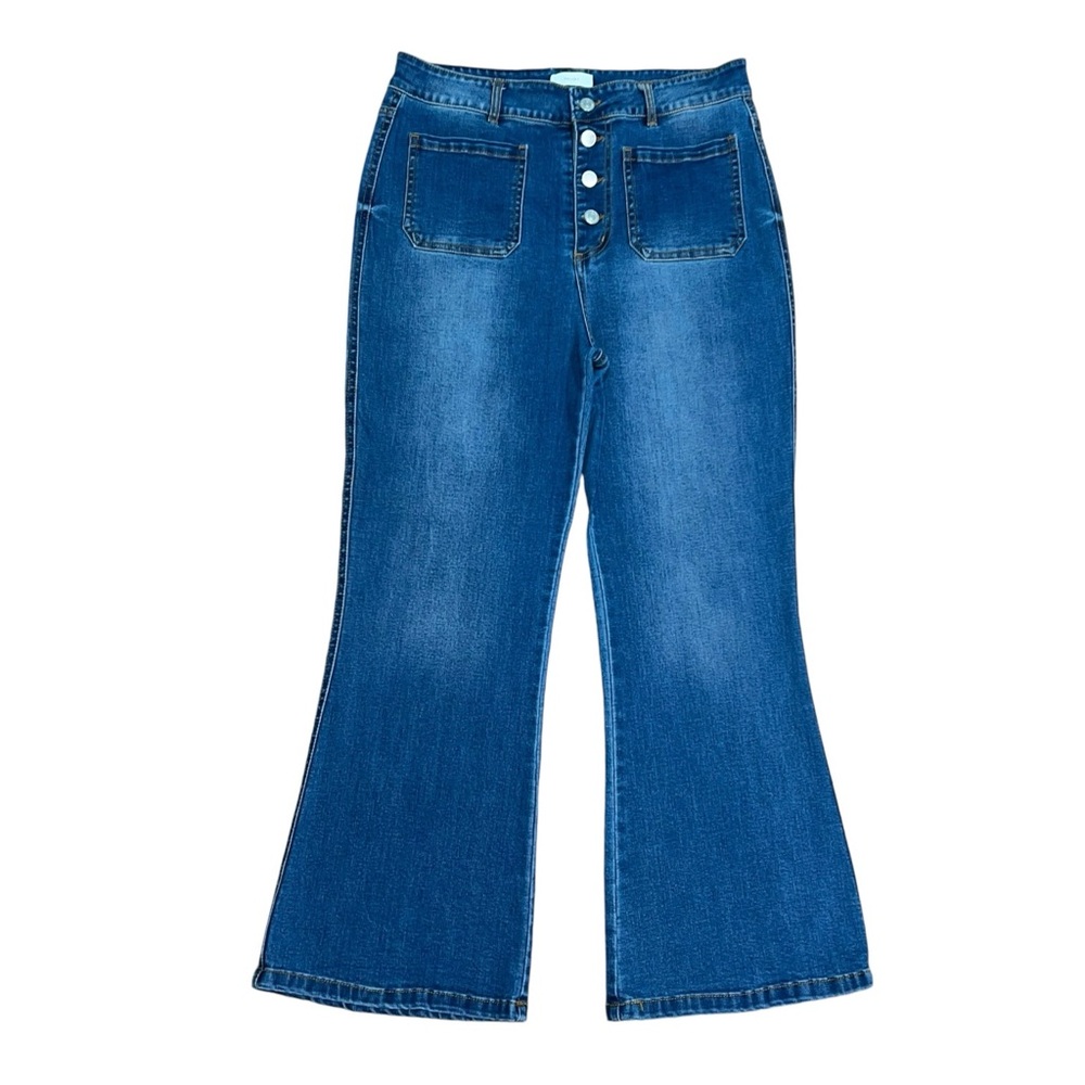 Forever 21 Jeans Wide Leg Button-fly Sz 31
